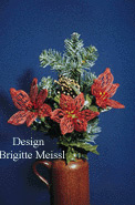 Weihnachtsstern klein Gitterbandblume Anleitung